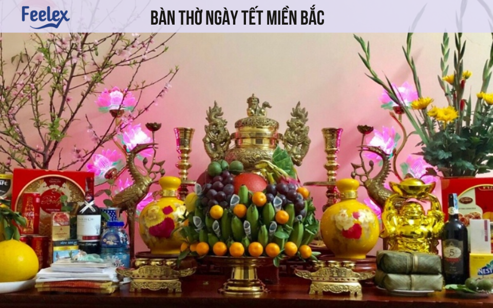 Bàn Thờ Ngày Tết Miền Bắc