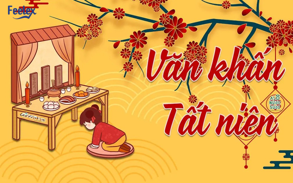 bài cúng tất niên ngoài trời