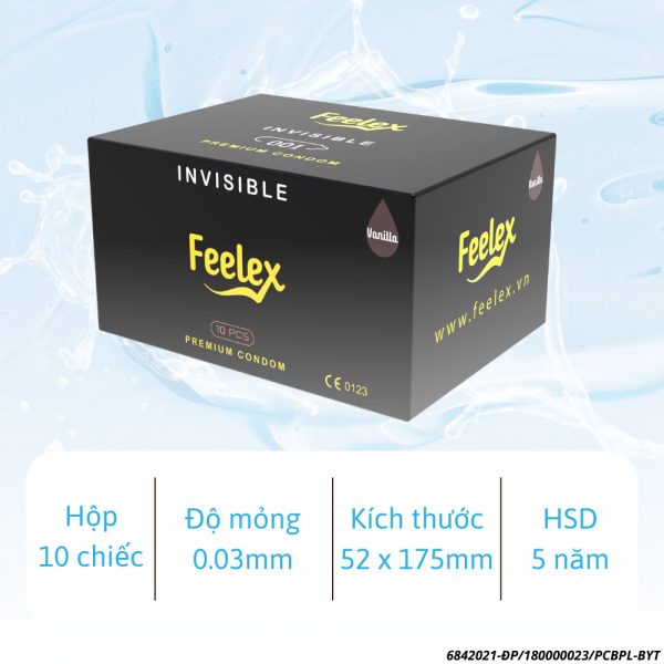 BCS Feelex Invisible hộp 10 chiếc