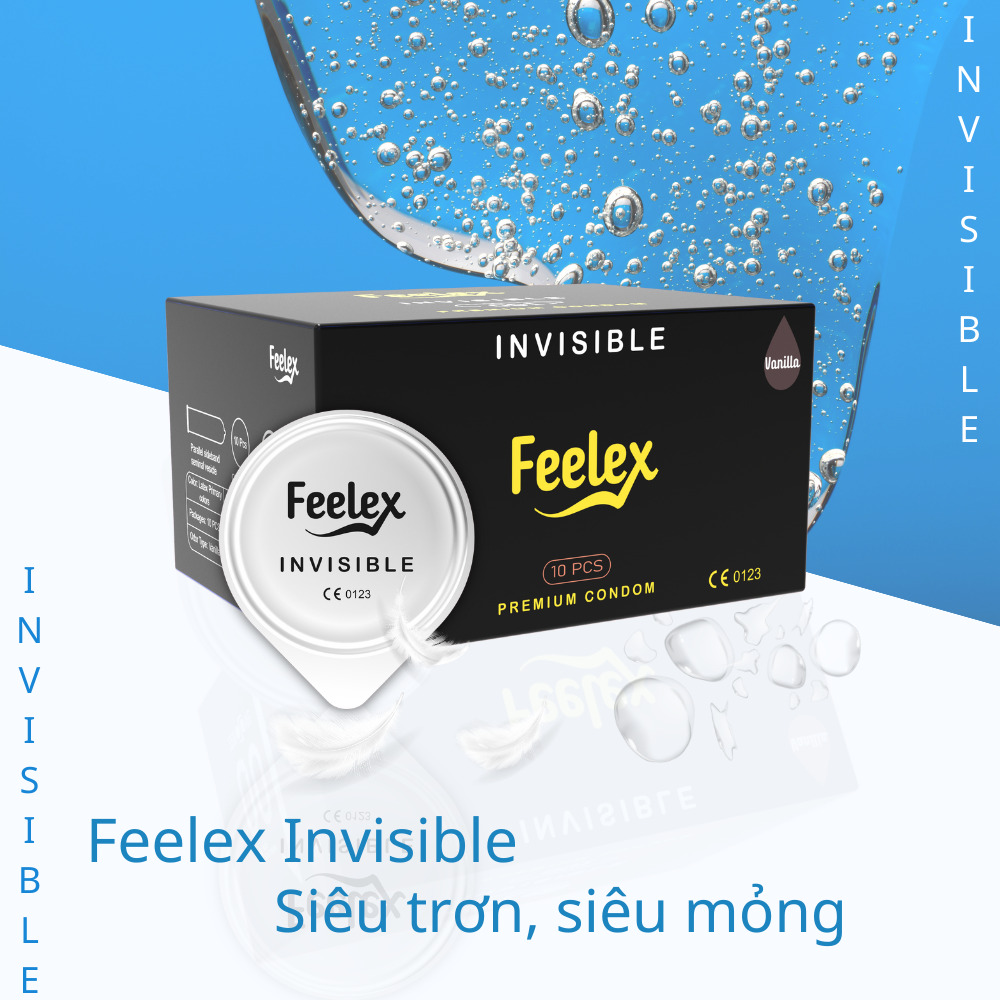 BCS Feelex Invisible hộp 10 chiếc (2)