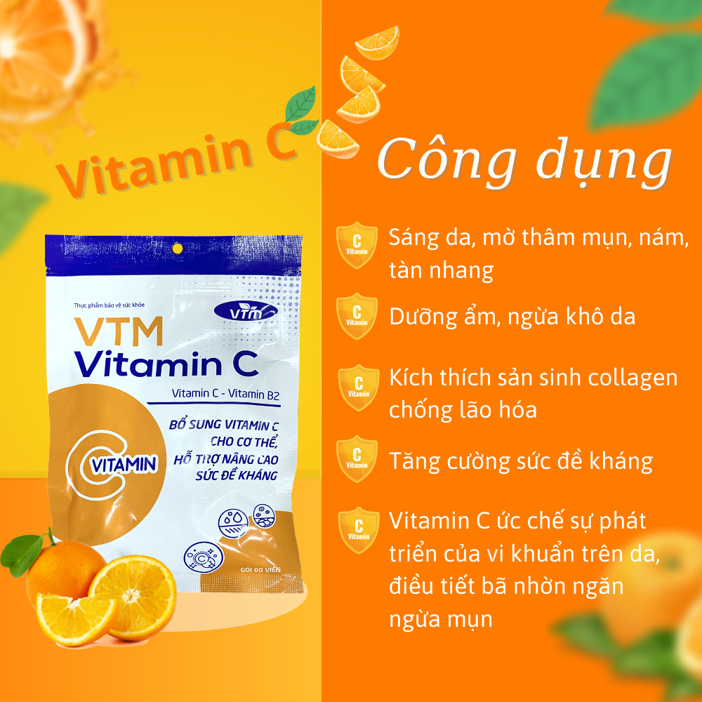Viên uống VTM vitamin C (1)