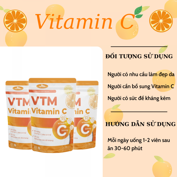 Vien uong VTM vitamin C 6
