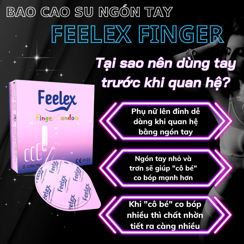 Bao cao su ngón tay Feelex (7)