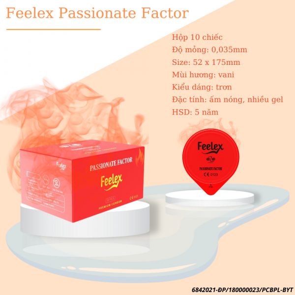Thông tin của Bao cao su Feelex Passionate Factor