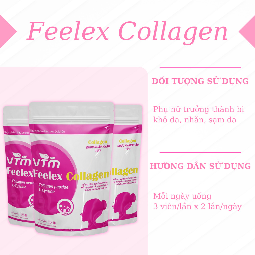 Vien uong Feelex Collagen 5 1 1
