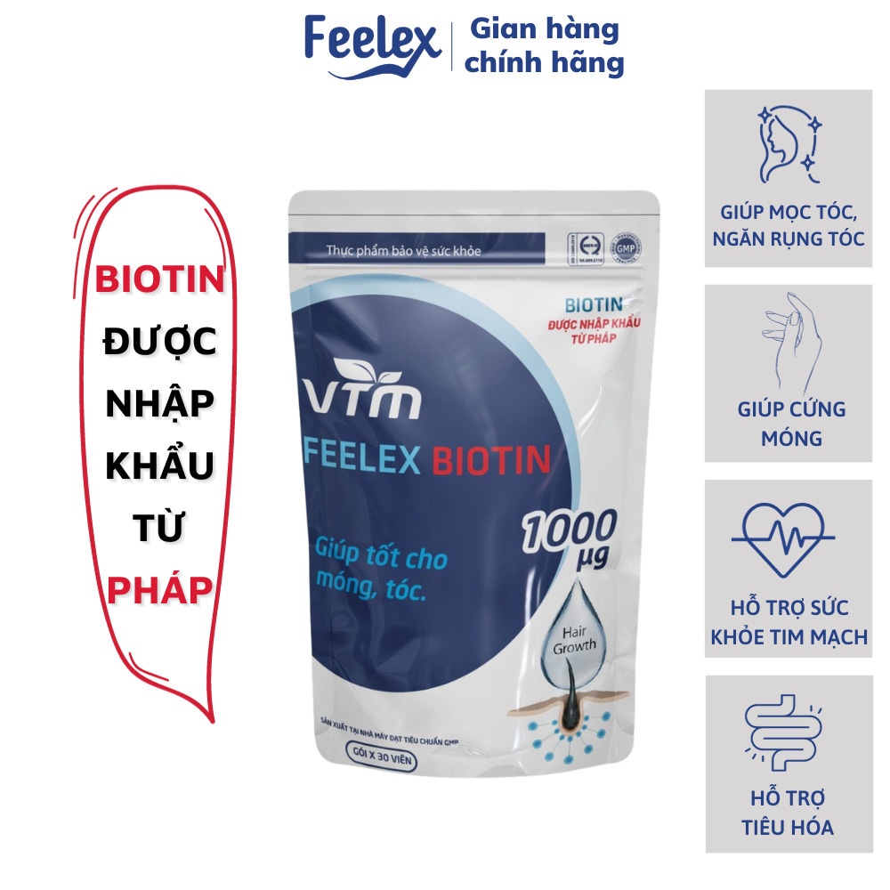 Viên uống VTM Feelex Biotin