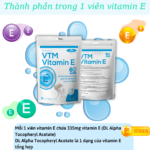 Viên uống VTM vitamin E (3)