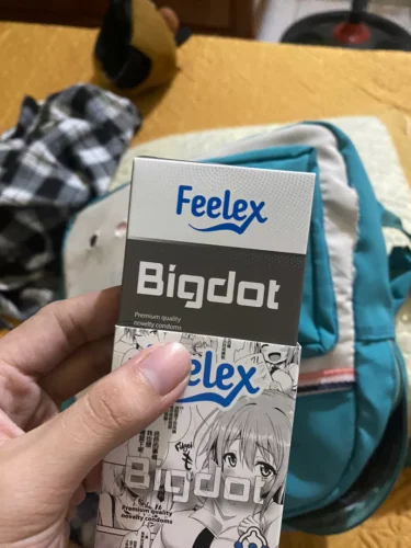 Bao cao su có bi Feelex Bigdot gân gai, nhiều gel - Hộp 01 cái photo review