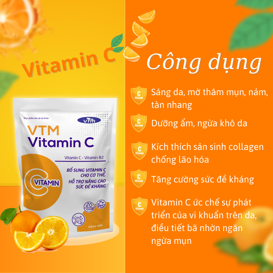 Viên uống VTM vitamin C
