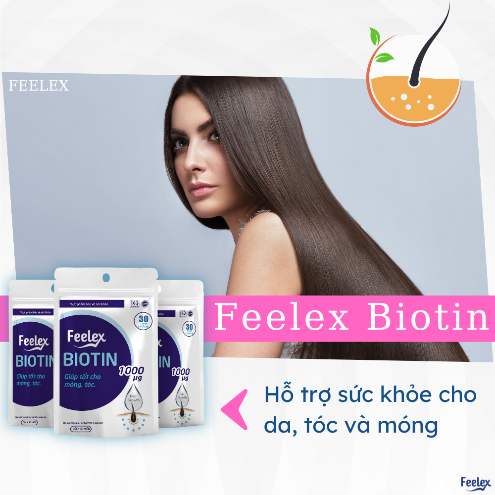 Viên uống Feelex Biotin