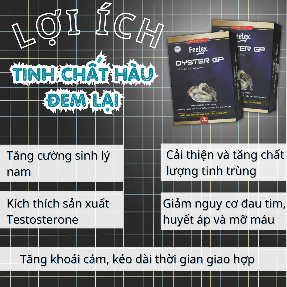 Tinh Ch t H u Bi n Feelex Oyster GP C T t Kh ng 