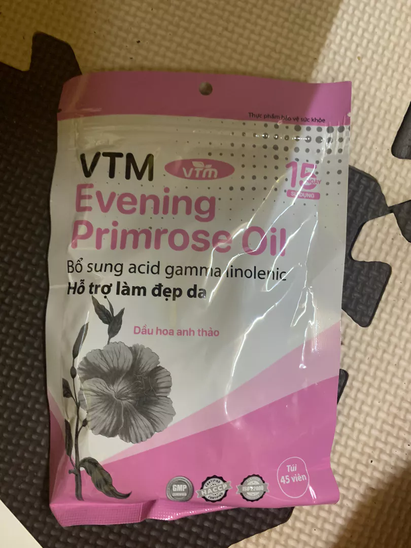 Viên uống tinh dầu hoa anh thảo VTM Evening Primrose Oil photo review