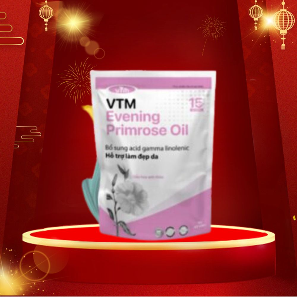 Viên uống tinh dầu hoa anh thảo VTM Evening Primrose Oil