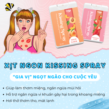 Xit thom mieng kissing spray 15ml 5 1