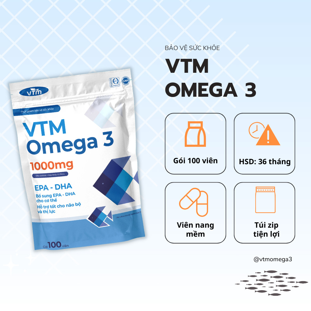 Viên uống dầu cá VTM Omega 3 (7)