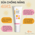 công dụng sữa chống nắng cobe 4in1