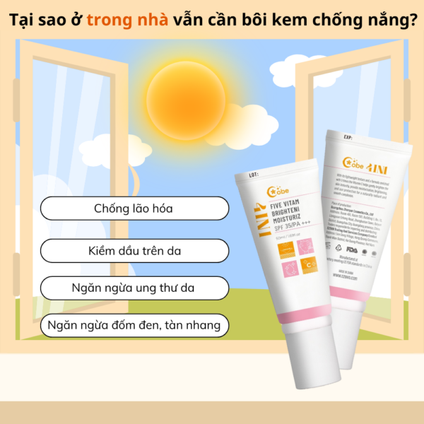 hiệu quả sữa chống nắng cobe 4in1