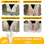 review hiệu quả sử dụng sữa chống nắng cobe 4in1