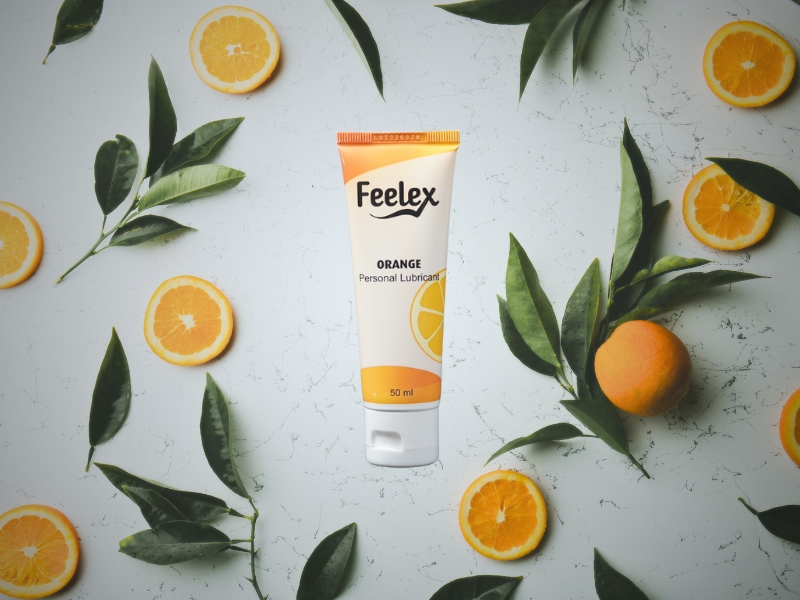 Gel bôi trơn kích thích Feelex Personal Lubricant Orange có hương cam ngọt quyến rũ 