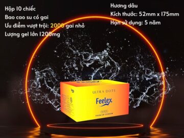 Ảnh sản phẩm Bao cao su có gai Feelex Ultra Dots