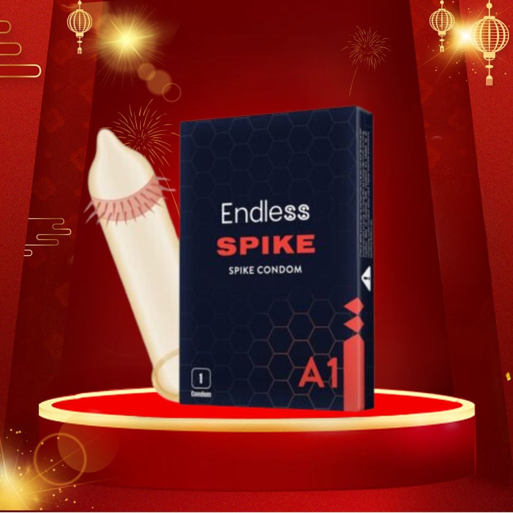 Bao Cao Su Râu Rồng Endless Spike - Gân gai - Nhiều gel bôi trơn