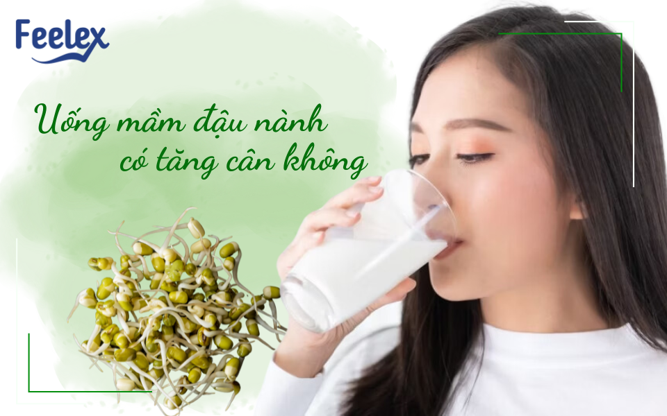 Uống mầm đậu nành có tăng cân không