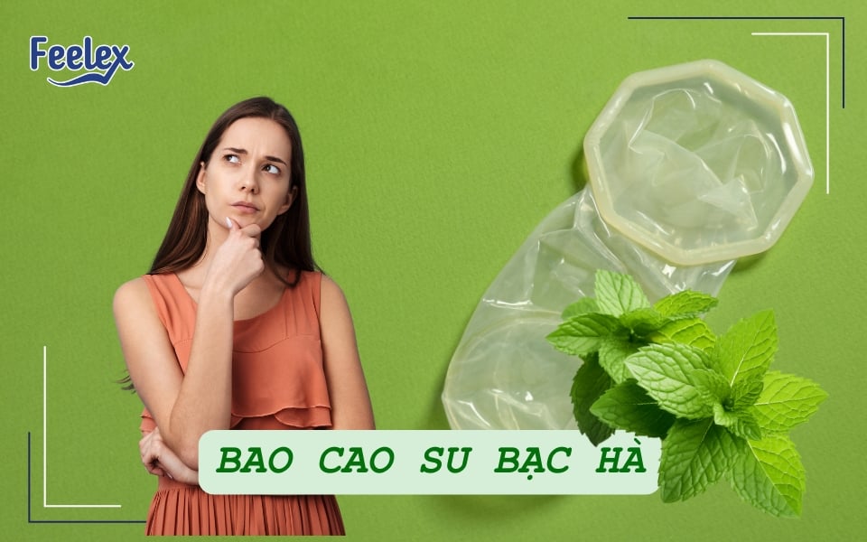 Bao cao su bạc hà