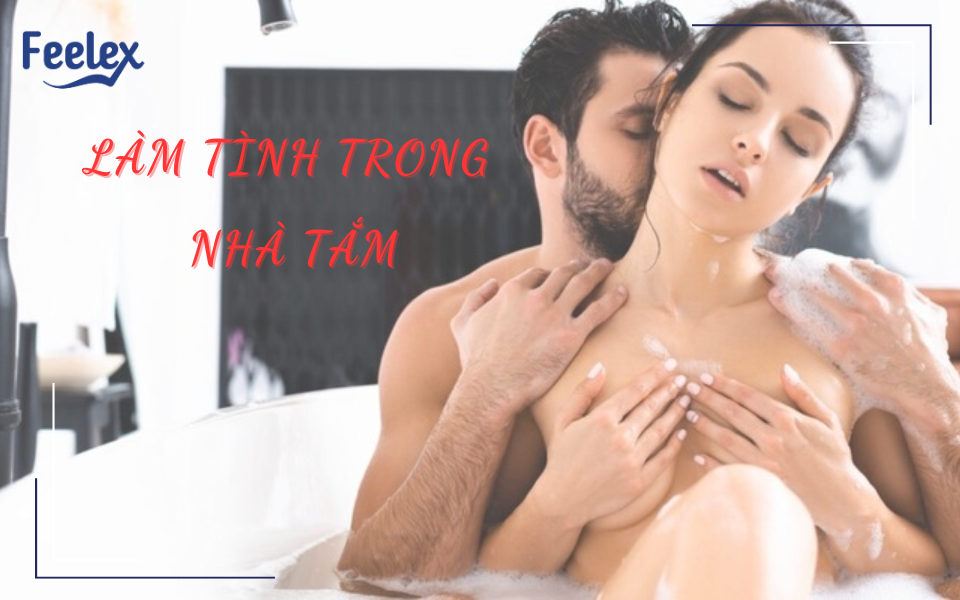 Quan hệ dưới vòi sen trong nhà tắm