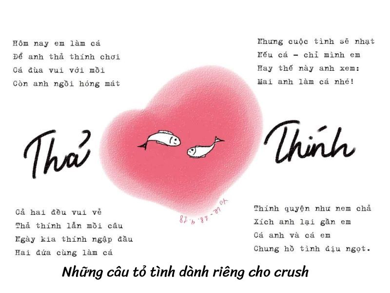 Nhung cau to tinh danh rieng cho crush