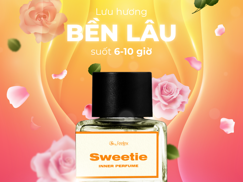 Nước hoa vùng kín Sweetie lưu hương bền lâu