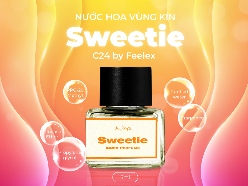 Chi tiết thông tin về nước hoa vùng kín Sweetie