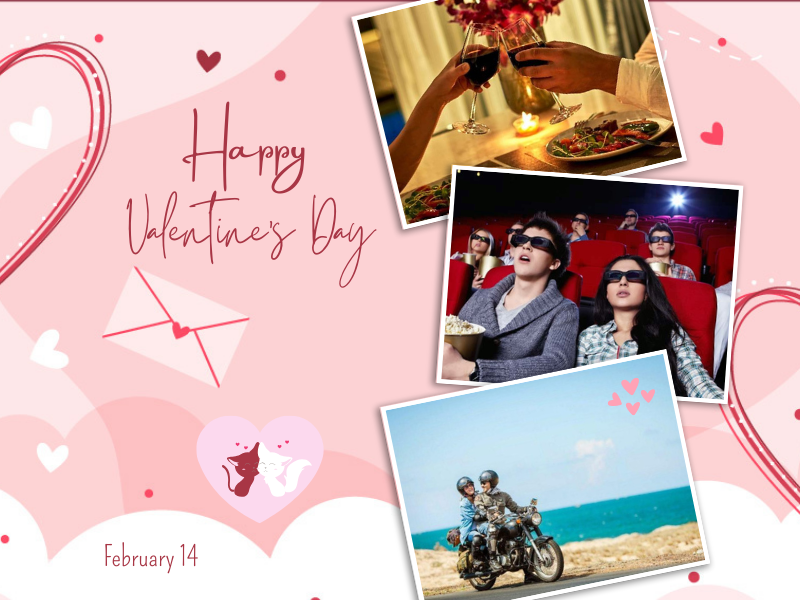 Địa điểm hẹn hò Valentine 14/2 lãng mạn.