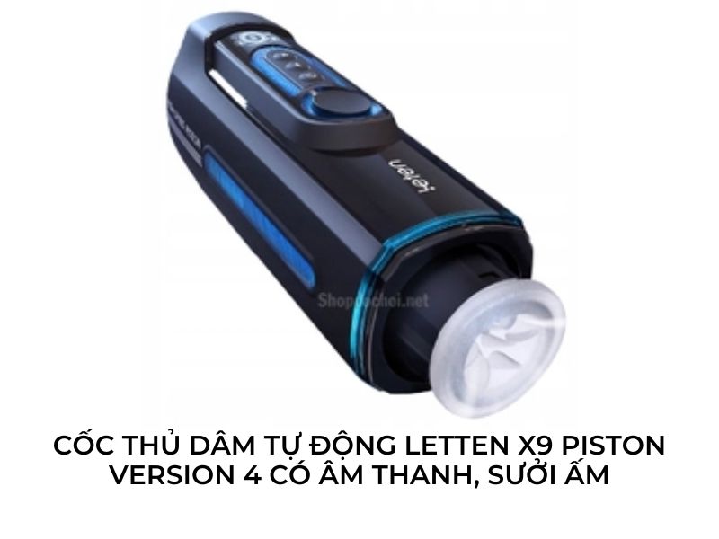 Coc thu dam tu dong Letten X9 Piston Version 4 co am thanh suoi am