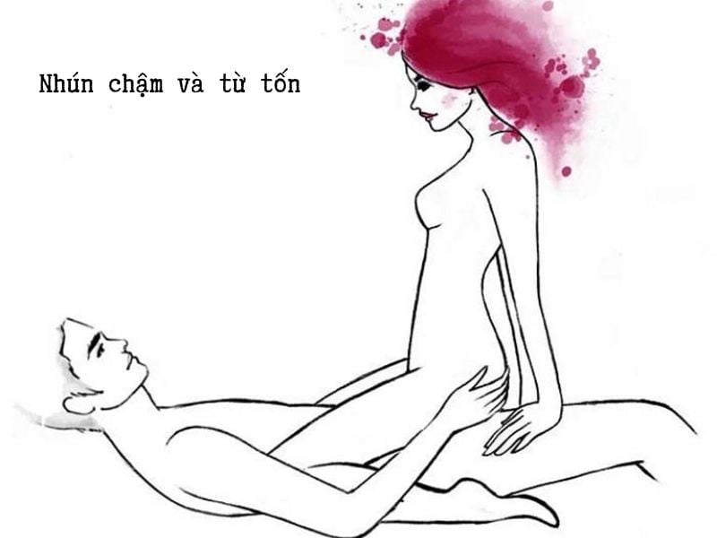 5 Cách nhún khi nằm trên HOT: Anh em đê mê - Chị em ưa chuộng! Cách nhún chậm khi nằm trên giúp tạo sự kết nối lâu dài và tăng khoái cảm.