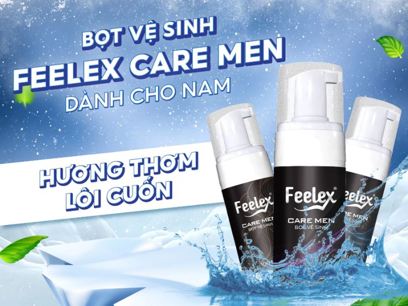 Top 5 dung dịch vệ sinh nam của Nhật được ưa chuộng nhất Dung dich ve sinh vung kin Feelex Care Men