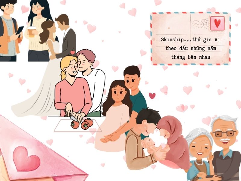 Skinship là gì? 9+ hành động hàng đầu giúp tình yêu thăng hoa! Tình yêu bền lâu là nhờ... chạm đúng chỗ!
