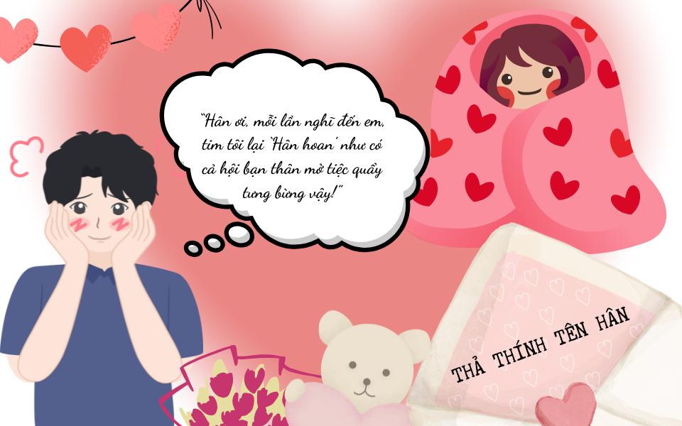 Thả thính tên Hân