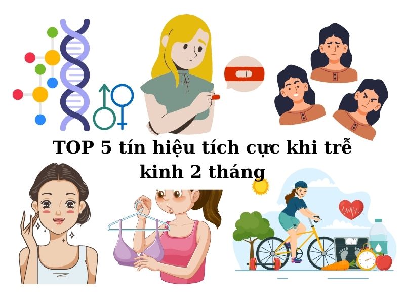 Trễ kinh 2 tháng mà cơ thể vẫn khỏe? TOP 5 tín hiệu tích cực TOP 5 tín hiệu tích cực khi trễ kinh 2 tháng mà cơ thể vẫn khỏe