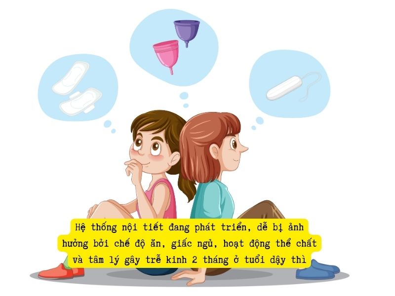 Trễ kinh 2 tháng mà cơ thể vẫn khỏe? TOP 5 tín hiệu tích cực Bị trễ kinh 2 tháng ở tuổi dậy thì