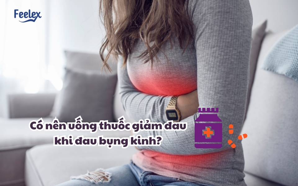Co nen uong thuoc giam dau khi dau bung kinh