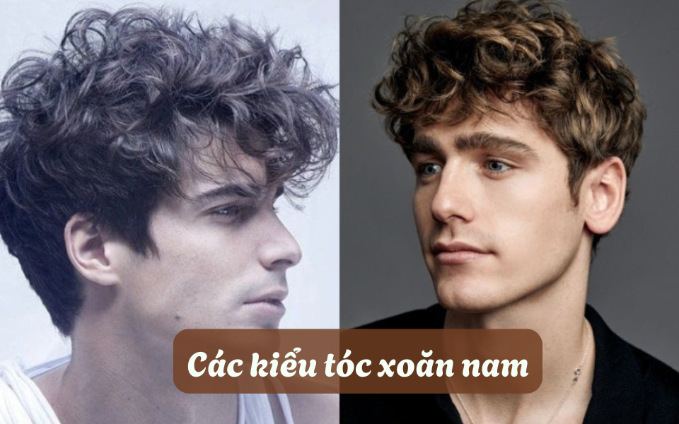 Các kiểu tóc xoăn nam