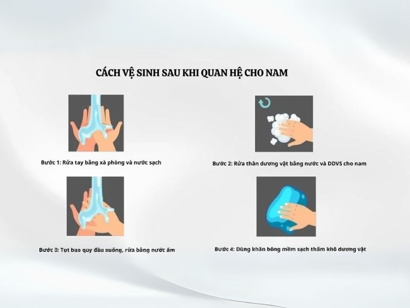 Vệ sinh dương vật sau khi quan hệ: 5 bước đơn giản nhưng cực kỳ quan trọng cách vệ sinh dương vật sau khi quan hệ