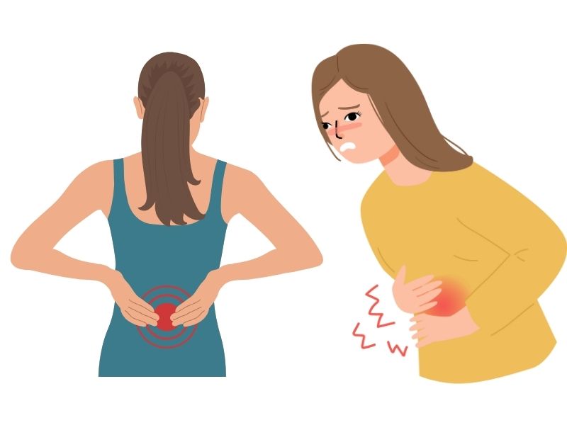 Đau bụng kinh ở vị trí nào? Gợi ý 5 cách giảm đau hàng đầu! Đau bụng kinh ở bụng dưới và thắt lưng
