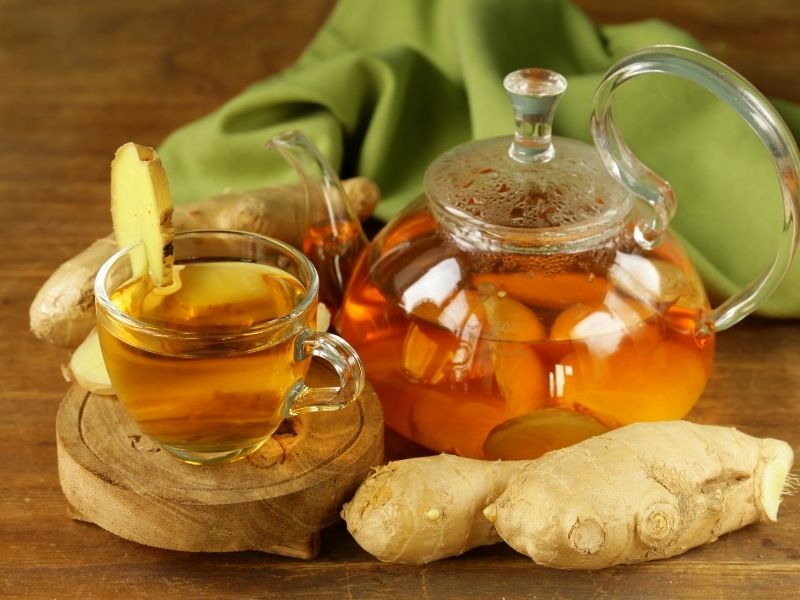 Nước uống chữa đau bụng kinh: TOP 5 thức uống giảm đau nhanh Trà gừng ấm